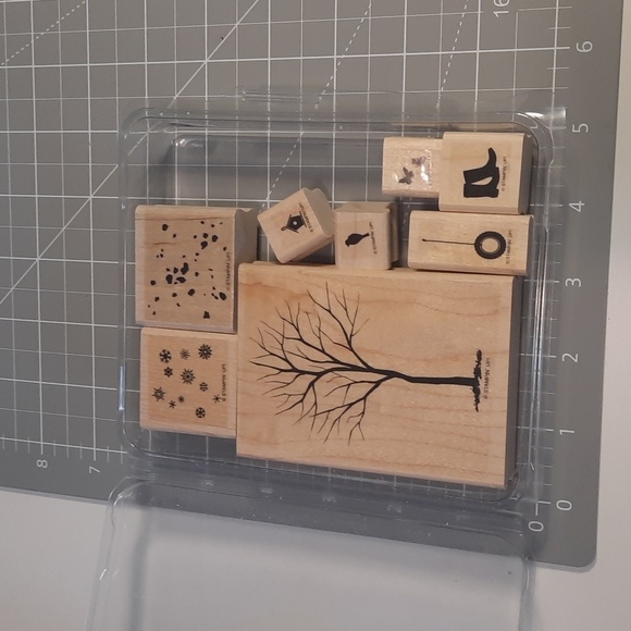 Branch Out Stampin Up wood mounted stamp set - Picture 2 of 5